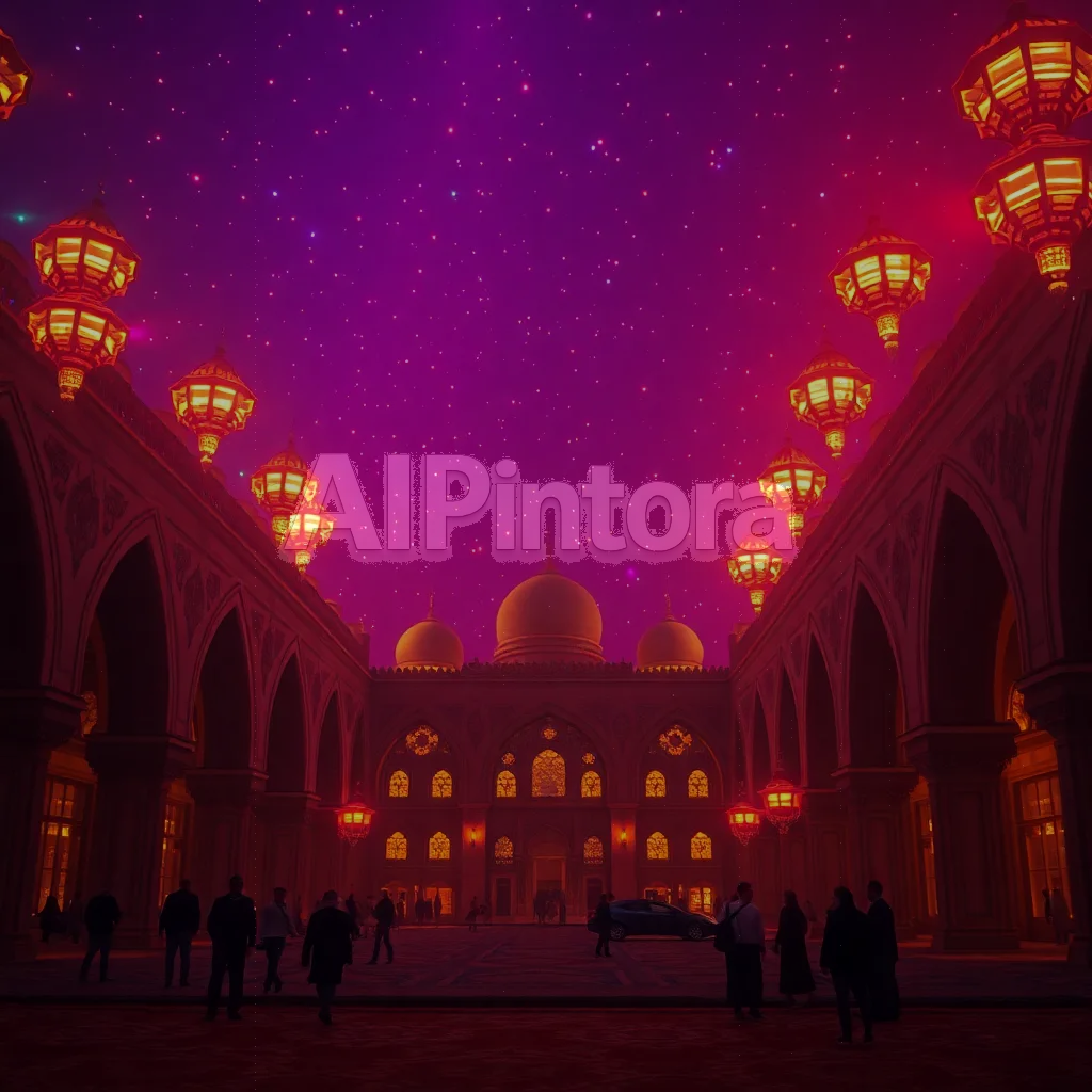 ultra detailed cinematic wallpaper, vibrant lighting, 4k, highly detailed digital art, cinematic ultra detailed wallpaper, dramatic lighting, vibrant colors, high quality digital art, depth, atmosphere, wide composition, beautiful background, no text, wallpaper concept of: Islamic calligraphy wallpaper