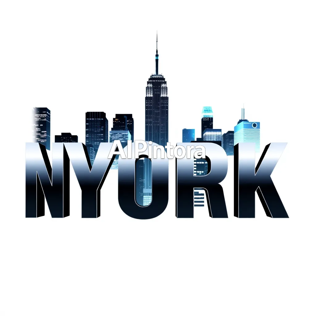 professional modern company logo design, vector logo, centered composition, clean minimal branding, simple strong shapes, high contrast, plain white background, no mockup, no photo, no 3d render, no background scene, no extra text unless requested, logo mark for: printable t-shirt graphic design of Futuristic New York streetwear graphic design, full NYC skyline in the background with glowing city lights, bold oversized “NEW YORK” text in front, luxury urban fashion aesthetic, cinematic night atmosphere, black, silver and electric blue tones, high contrast lighting, premium Gen Z streetwear style, dramatic perspective, ultra sharp details, centered composition, printable T-shirt artwork, modern luxury fashion brand look, no mockup, no extra objects,    isolated centered artwork,    plain white background,    bold vector illustration,    streetwear style,    high contrast colors,    clean sharp edges,    no model,    no shirt mockup,    no room background,    no realistic photo,    no shadows on background,    no extra objects,    easy background removal,    print ready design,    professional merch artwork