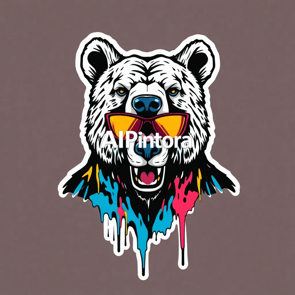 printable t-shirt graphic design of streetwear t-shirt graphic design, printable design, high detail illustration, trendy style, black background, printable t-shirt graphic design, sticker style illustration, isolated design, plain white background, centered object, bold colorful artwork, clean edges, high contrast, no model, no shirt mockup, no background scene, easy background removal, design for: Graffiti bear t-shirt,
    isolated centered artwork,
    plain white background,
    bold vector illustration,
    streetwear style,
    high contrast colors,
    clean sharp edges,
    no model,
    no shirt mockup,
    no room background,
    no realistic photo,
    no shadows on background,
    no extra objects,
    easy background removal,
    print ready design,
    professional merch artwork