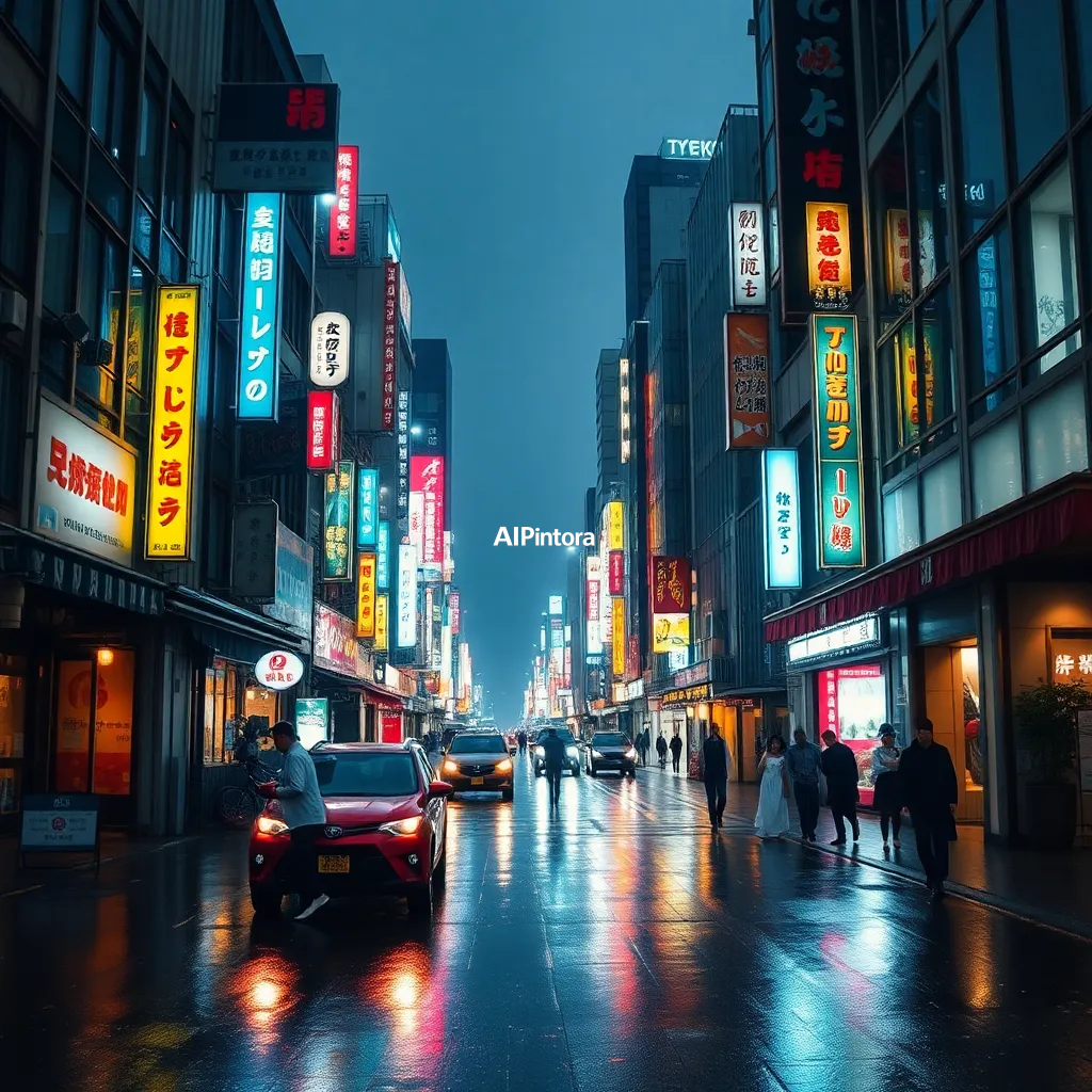 cinematic ultra detailed wallpaper of Tokyo rainy street,
    epic wide composition,
    dramatic cinematic lighting,
    atmospheric depth,
    vibrant colors,
    immersive environment,
    realistic shadows,
    sharp focus,
    movie scene aesthetic,
    no text,
    ultra HD 4K wallpaper