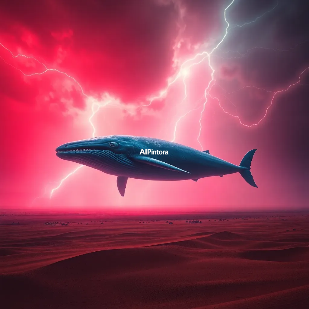 cinematic ultra detailed wallpaper of giant whale swimming through a neon desert storm,
    epic wide composition,
    dramatic cinematic lighting,
    atmospheric depth,
    vibrant colors,
    immersive environment,
    realistic shadows,
    sharp focus,
    movie scene aesthetic,
    no text,
    ultra HD 4K wallpaper