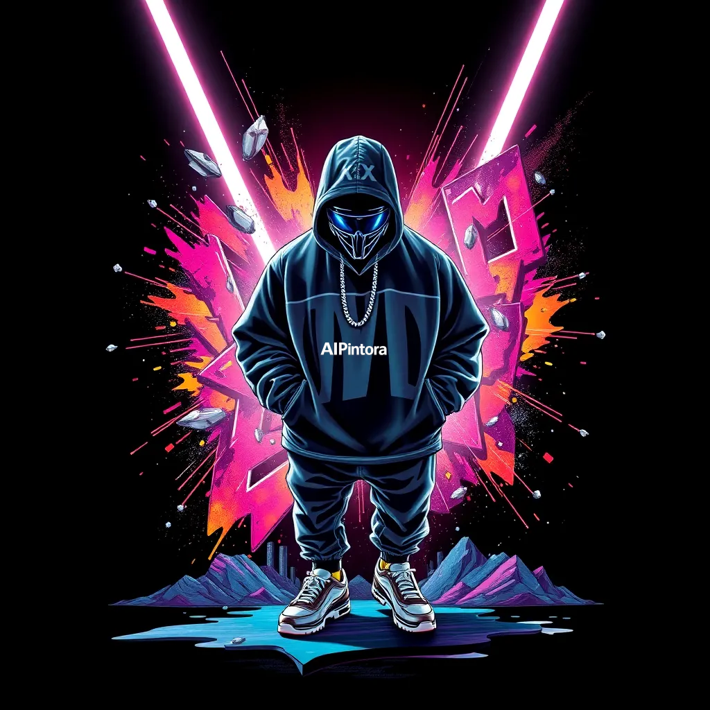 masterpiece premium streetwear artwork of NO LIMITS,
    futuristic luxury urban fashion aesthetic,
    hypebeast culture inspired,
    bold centered composition,
    cinematic neon lighting,
    dramatic shadows,
    chrome metallic accents,
    graffiti splash details,
    vibrant high contrast colors,
    oversized fashion graphic style,
    trending Pinterest aesthetic,
    ultra detailed digital illustration,
    sharp clean edges,
    premium Gen Z street culture vibe,
    black background,
    printable t-shirt artwork,
    no model,
    no shirt mockup,
    no product photography,
    no messy composition,
    award winning artwork,
    ultra HD 4K