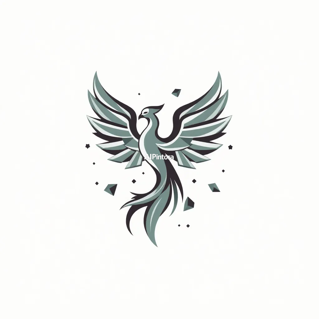 masterpiece premium vector logo design of crystal phoenix flying through shattered dimensions,
    modern luxury brand identity,
    centered isolated logo mark,
    minimal geometric shapes,
    clean professional composition,
    strong visual balance,
    elegant negative space usage,
    high contrast design,
    smooth vector style lines,
    iconic memorable branding,
    white clean background,
    modern startup aesthetic,
    luxury corporate identity style,
    sharp crisp edges,
    award winning logo concept,
    no mockup,
    no 3D render,
    no realistic objects,
    no background scene,
    no shadows,
    ultra clean vector aesthetic