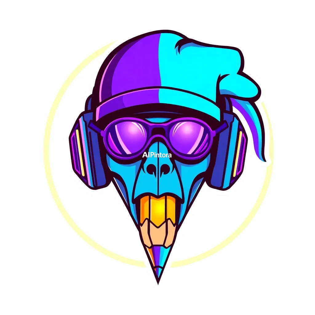 premium vector sticker illustration of cyberpunk Pencil artwork, neon glow, futuristic atmosphere, electric blue and purple lighting, ultra detailed sci fi art, HD 4K,
    isolated centered artwork,
    thick bold white outline,
    die-cut sticker style,
    smooth cartoon vector shapes,
    vibrant high contrast colors,
    clean sharp edges,
    plain background,
    cute collectible sticker aesthetic,
    printable sticker design,
    no mockup,
    no product photo,
    no background scene,
    HD 4K