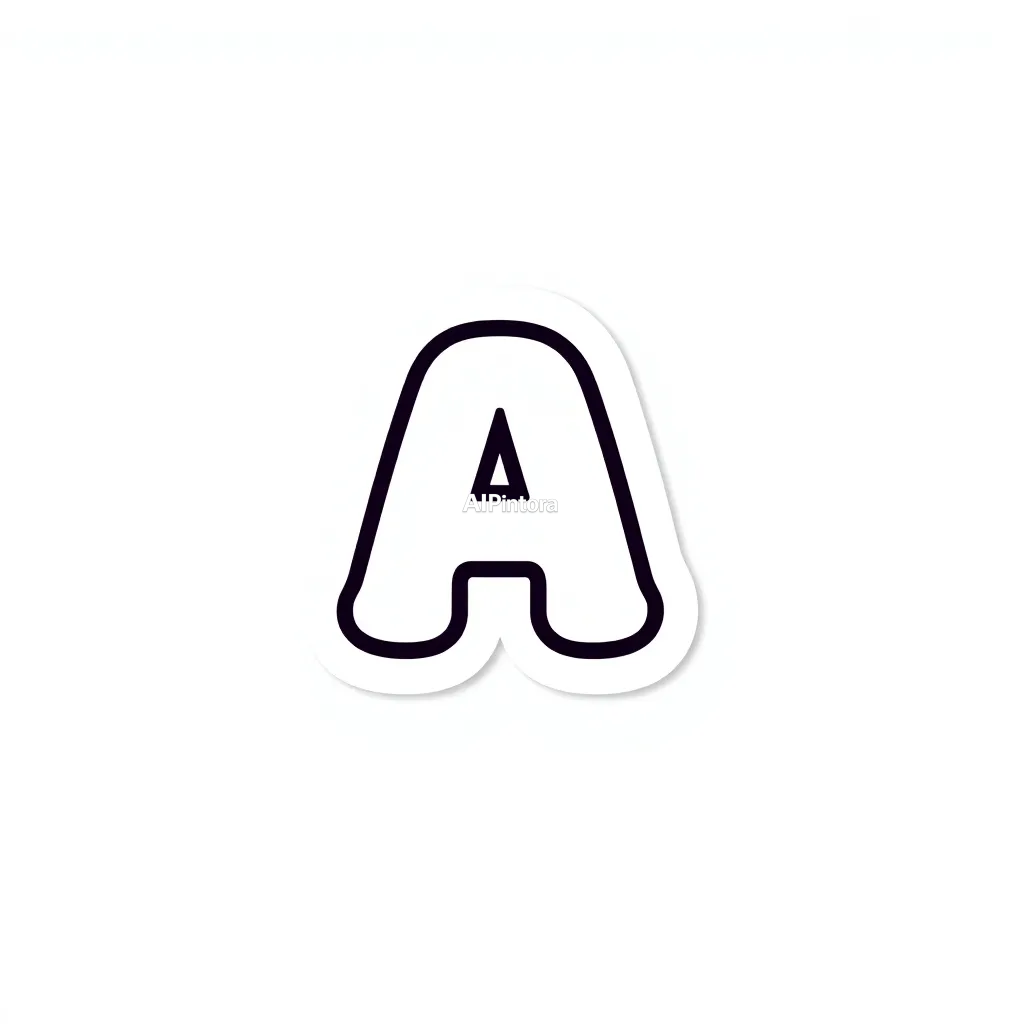 premium vector sticker illustration of A,
    isolated centered artwork,
    thick bold white outline,
    die-cut sticker style,
    smooth cartoon vector shapes,
    vibrant high contrast colors,
    clean sharp edges,
    plain background,
    cute collectible sticker aesthetic,
    printable sticker design,
    no mockup,
    no product photo,
    no background scene,
    HD 4K