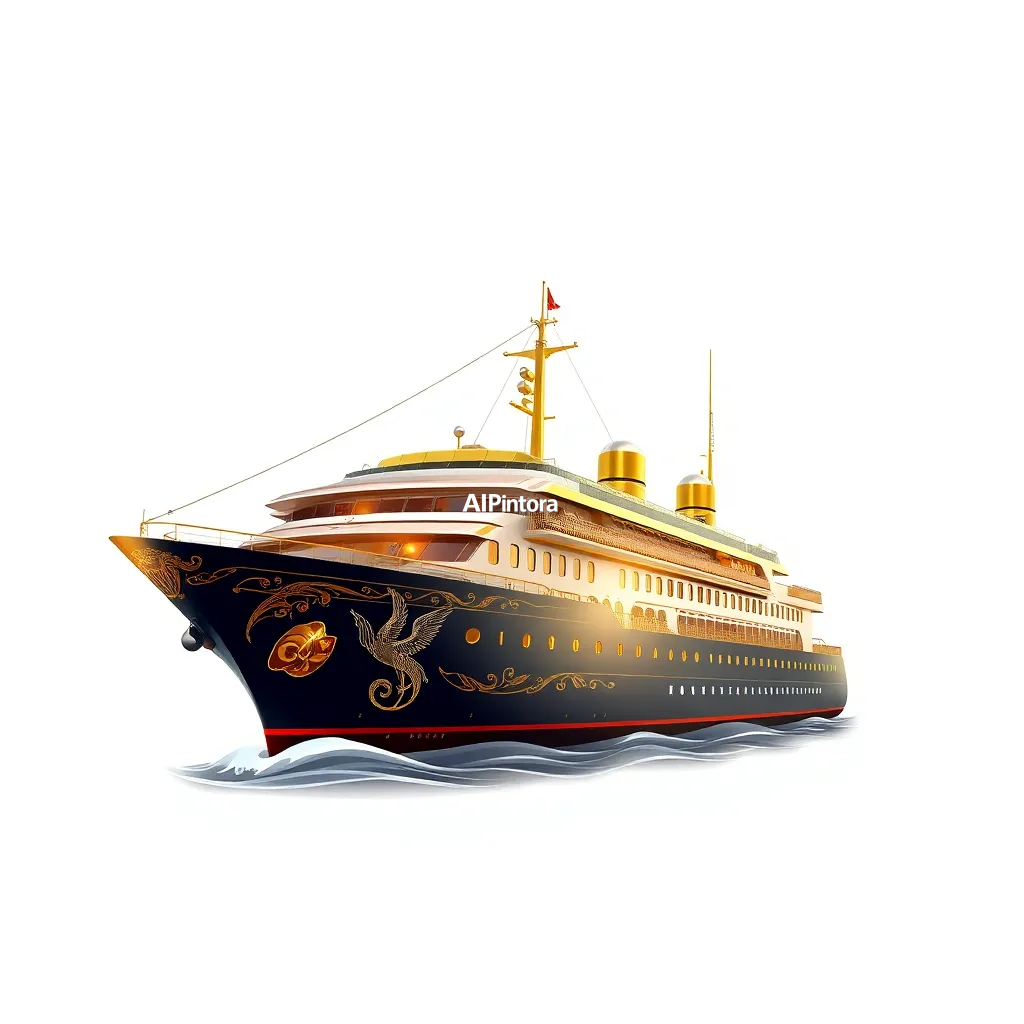 premium printable t-shirt graphic design of luxury Ship artwork, royal gold aesthetic, diamond details, premium elegant design, rich materials, expensive atmosphere, high-end luxury brand style, masterpiece, best quality, ultra detailed, 8k, sharp focus, cinematic lighting, highly detailed textures, award winning artwork, premium composition,
    isolated centered artwork,
    plain white background,
    bold high contrast illustration,
    clean sharp edges,
    print-ready apparel design,
    streetwear graphic style,
    commercial merch artwork,
    balanced composition,
    easy background removal,
    no model,
    no shirt mockup,
    no product photo,
    no room background,
    no messy background,
    no shadows on background,
    no extra random objects, 
    masterpiece,
    best quality,
    ultra detailed,
    sharp focus,
    cinematic lighting,
    professional color grading,
    highly detailed textures,
    clean composition,
    premium visual quality,
    award winning artwork,
    8k