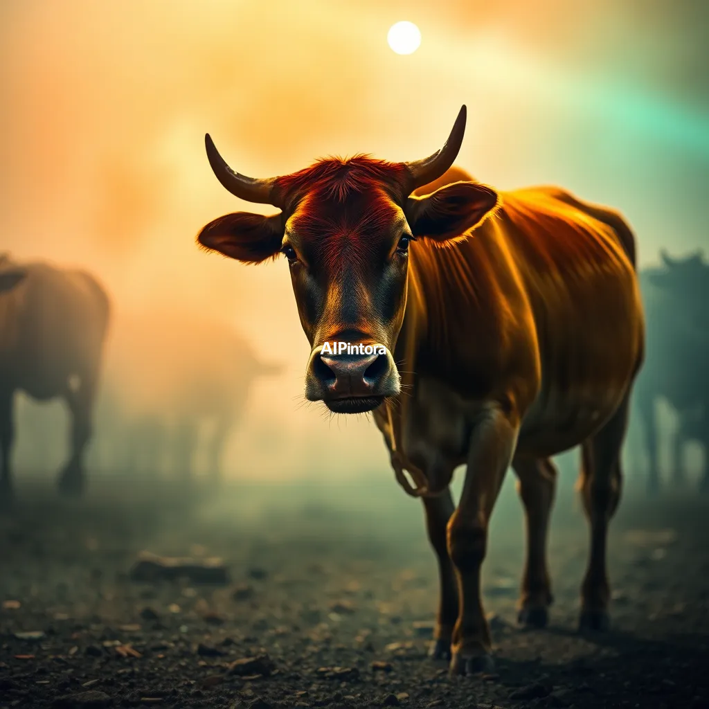 cinematic ultra detailed wallpaper of A cow eating grass in karachi,
    epic wide composition,
    immersive environment,
    dramatic cinematic lighting,
    atmospheric depth,
    volumetric fog,
    particles,
    realistic shadows,
    vibrant color grading,
    movie scene aesthetic,
    beautiful background,
    desktop and mobile wallpaper quality,
    no text,
    no watermark, 
    masterpiece,
    best quality,
    ultra detailed,
    sharp focus,
    cinematic lighting,
    professional color grading,
    highly detailed textures,
    clean composition,
    premium visual quality,
    award winning artwork,
    8k
