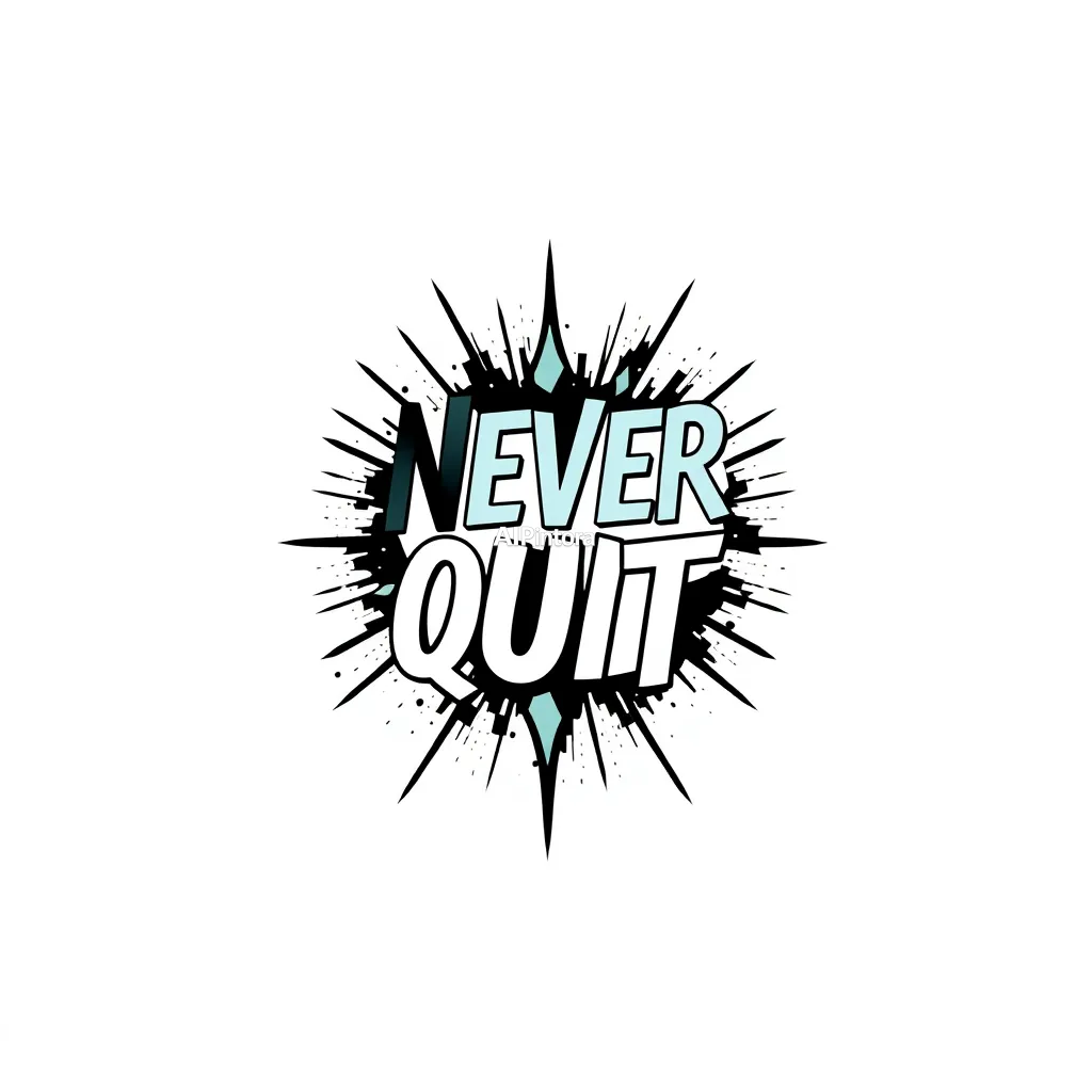 premium printable t-shirt graphic design of never quit t shirt design,
    isolated centered artwork,
    plain white background,
    bold high contrast illustration,
    clean sharp edges,
    print-ready apparel design,
    streetwear graphic style,
    commercial merch artwork,
    balanced composition,
    easy background removal,
    no model,
    no shirt mockup,
    no product photo,
    no room background,
    no messy background,
    no shadows on background,
    no extra random objects, 
    masterpiece,
    best quality,
    ultra detailed,
    sharp focus,
    cinematic lighting,
    professional color grading,
    highly detailed textures,
    clean composition,
    premium visual quality,
    award winning artwork,
    8k