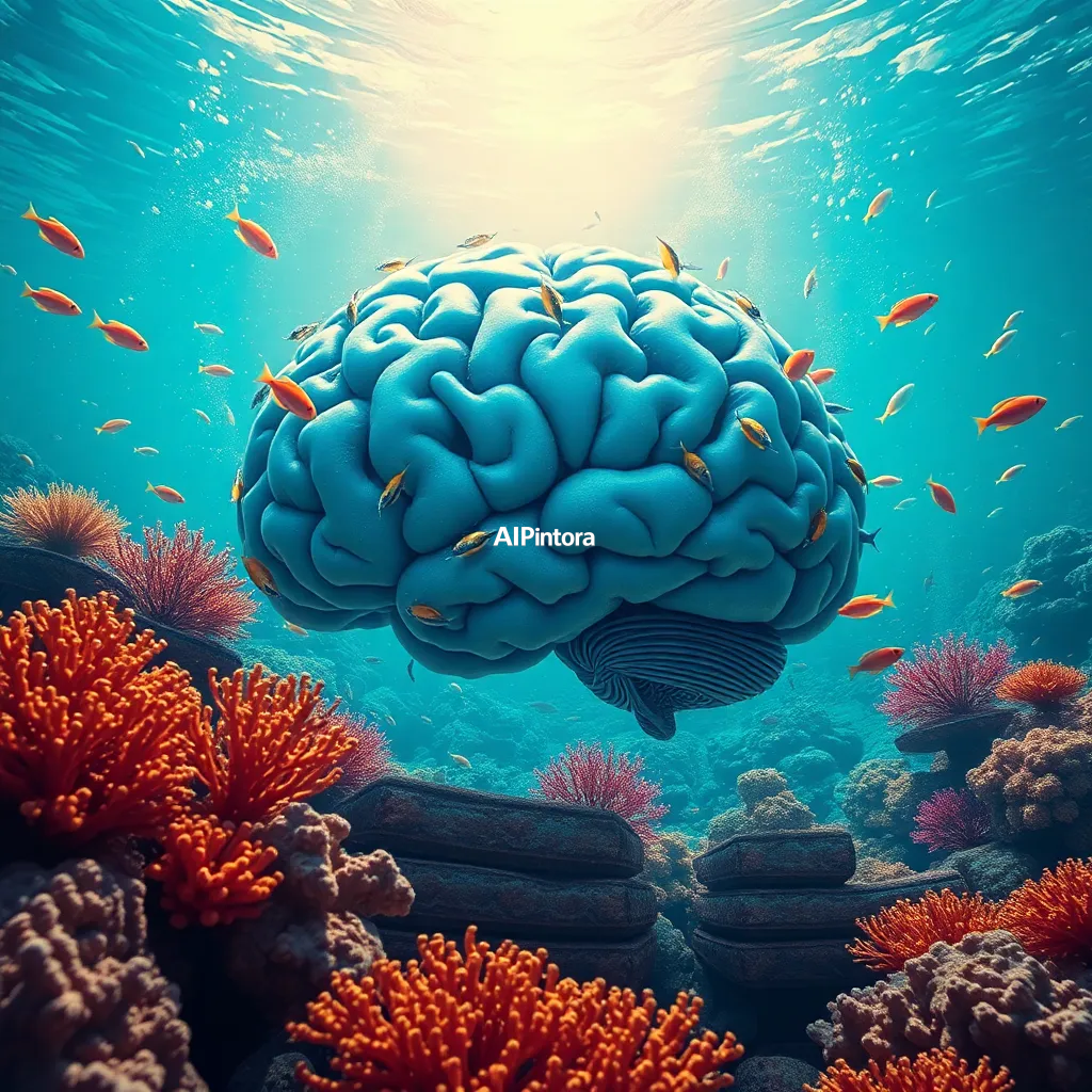 cinematic ultra detailed wallpaper of human brain created from coral reefs and tropical fish, underwater fantasy world, crystal clear ocean water, vibrant colors, cinematic marine artwork,
    immersive environment, epic wide composition, strong depth, atmospheric perspective,
    dramatic cinematic lighting, volumetric fog, particles, realistic shadows,
    vibrant professional color grading, beautiful background scene,
    desktop and mobile wallpaper quality, wallpaper engine style,
    no text, no watermark, no logo, masterpiece, best quality, ultra detailed, sharp focus, cinematic lighting, volumetric lighting, depth of field, global illumination, professional color grading, hyper detailed textures, clean composition, premium visual quality, award winning artwork, 8k
