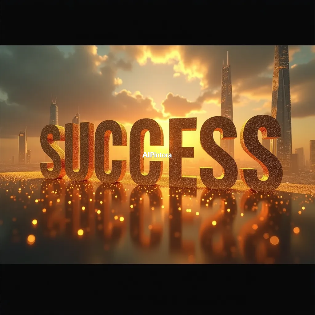 cinematic ultra detailed wallpaper of word SUCCESS built from golden skyscrapers and luxury architecture, business concept illustration, cinematic city lighting,
    immersive environment, epic wide composition, strong depth, atmospheric perspective,
    dramatic cinematic lighting, volumetric fog, particles, realistic shadows,
    vibrant professional color grading, beautiful background scene,
    desktop and mobile wallpaper quality, wallpaper engine style,
    no text, no watermark, no logo, masterpiece, best quality, ultra detailed, sharp focus, cinematic lighting, volumetric lighting, depth of field, global illumination, professional color grading, hyper detailed textures, clean composition, premium visual quality, award winning artwork, 8k
