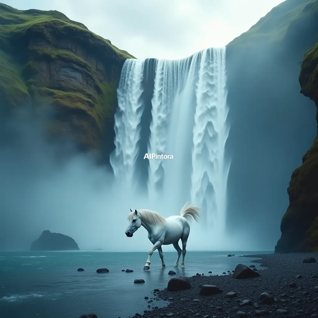 cinematic ultra detailed wallpaper of waterfall transforming into a white horse, magical realism artwork, cinematic nature landscape, ultra detailed scene,
    immersive environment, epic wide composition, strong depth, atmospheric perspective,
    dramatic cinematic lighting, volumetric fog, particles, realistic shadows,
    vibrant professional color grading, beautiful background scene,
    desktop and mobile wallpaper quality, wallpaper engine style,
    no text, no watermark, no logo, masterpiece, best quality, ultra detailed, sharp focus, cinematic lighting, volumetric lighting, depth of field, global illumination, professional color grading, hyper detailed textures, clean composition, premium visual quality, award winning artwork, 8k