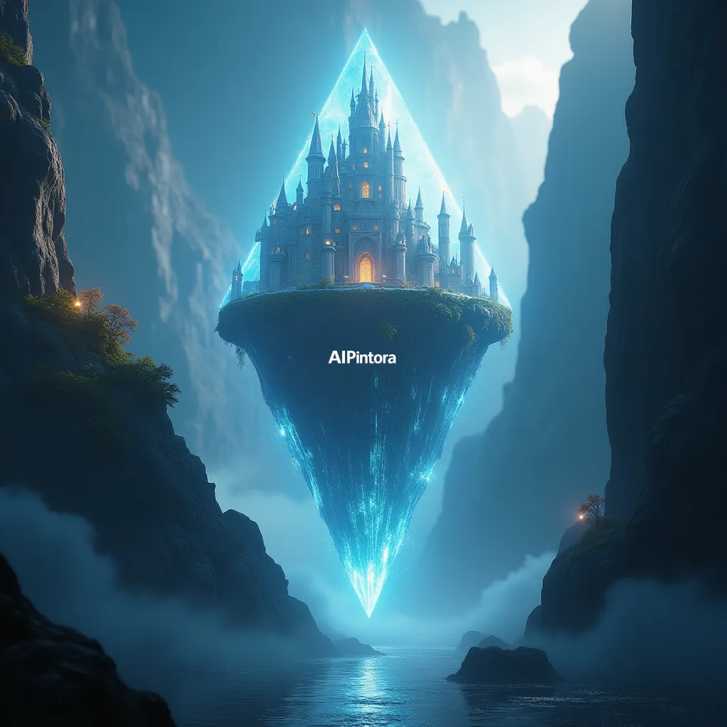 cinematic ultra detailed wallpaper of floating castle built inside a giant crystal diamond, fantasy kingdom, cinematic magical environment,
    immersive environment, epic wide composition, strong depth, atmospheric perspective,
    dramatic cinematic lighting, volumetric fog, particles, realistic shadows,
    vibrant professional color grading, beautiful background scene,
    desktop and mobile wallpaper quality, wallpaper engine style,
    no text, no watermark, no logo, masterpiece, best quality, ultra detailed, sharp focus, cinematic lighting, volumetric lighting, depth of field, global illumination, professional color grading, hyper detailed textures, clean composition, premium visual quality, award winning artwork, 8k