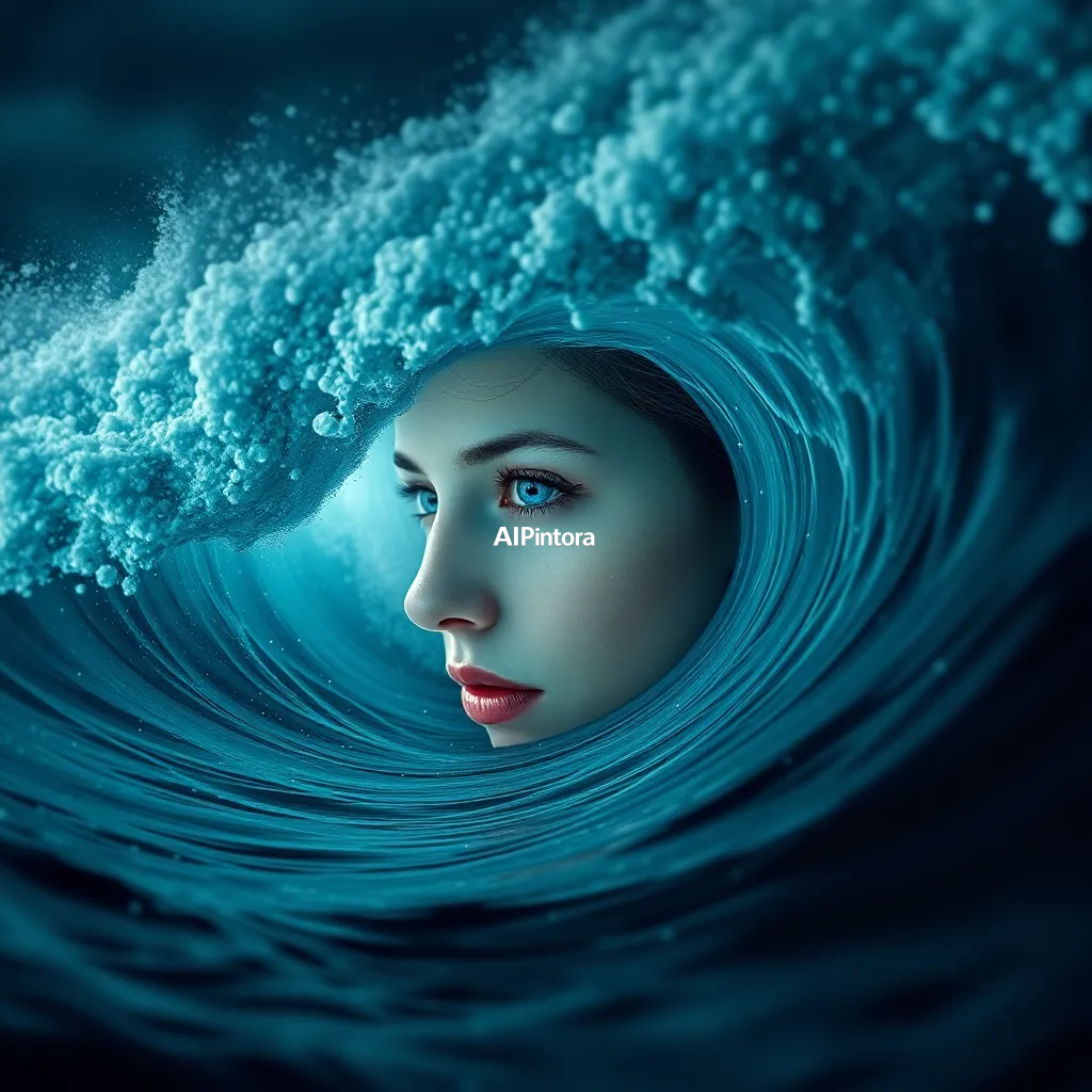 cinematic ultra detailed wallpaper of ocean waves forming a woman's portrait,
    immersive environment, epic wide composition, strong depth, atmospheric perspective,
    dramatic cinematic lighting, volumetric fog, particles, realistic shadows,
    vibrant professional color grading, beautiful background scene,
    desktop and mobile wallpaper quality, wallpaper engine style,
    no text, no watermark, no logo, masterpiece, best quality, ultra detailed, sharp focus, cinematic lighting, volumetric lighting, depth of field, global illumination, professional color grading, hyper detailed textures, clean composition, premium visual quality, award winning artwork, 8k