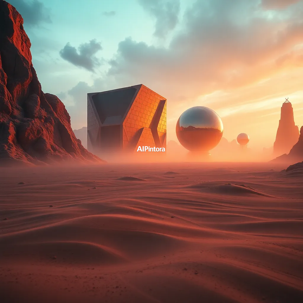 cinematic ultra detailed wallpaper of futuristic desert wallpaper with giant mirrored structures,
    immersive environment, epic wide composition, strong depth, atmospheric perspective,
    dramatic cinematic lighting, volumetric fog, particles, realistic shadows,
    vibrant professional color grading, beautiful background scene,
    desktop and mobile wallpaper quality, wallpaper engine style,
    no text, no watermark, no logo, masterpiece, best quality, ultra detailed, sharp focus, cinematic lighting, volumetric lighting, depth of field, global illumination, professional color grading, hyper detailed textures, clean composition, premium visual quality, award winning artwork, 8k