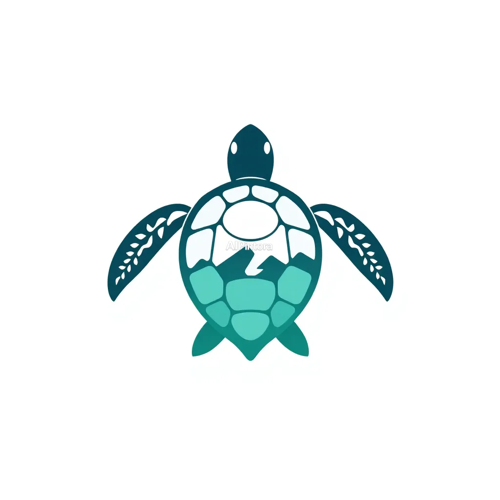 professional modern vector logo design for negative space turtle logo for eco travel company,
    clean brand mark, memorable icon system, negative space concept,
    perfect symmetry, balanced spacing, luxury visual identity,
    dribbble featured logo quality, behance featured branding style,
    flat vector artwork, crisp edges, commercial ready logo,
    centered composition on clean white background,
    no mockup, no 3D render, no realistic photo, no background scene,
    no shadows, no texture, no extra objects, logo only, masterpiece, best quality, ultra detailed, sharp focus, cinematic lighting, volumetric lighting, depth of field, global illumination, professional color grading, hyper detailed textures, clean composition, premium visual quality, award winning artwork, 8k