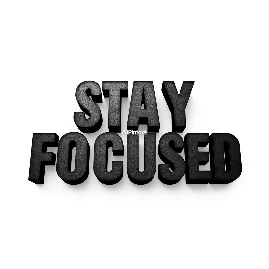 premium printable t-shirt graphic design featuring STAY FOCUSED typography built from laser cut steel structures,
    isolated centered artwork, strong silhouette, bold readable composition,
    streetwear apparel graphic, merch by amazon style, commercial print ready,
    high contrast illustration, clean edges, limited background,
    easy background removal, poster quality apparel artwork,
    no model, no person wearing shirt, no t-shirt mockup, no product photo,
    no room background, no messy background, no random extra objects,
    no shadows on background, masterpiece, best quality, ultra detailed, sharp focus, cinematic lighting, volumetric lighting, depth of field, global illumination, professional color grading, hyper detailed textures, clean composition, premium visual quality, award winning artwork, 8k
