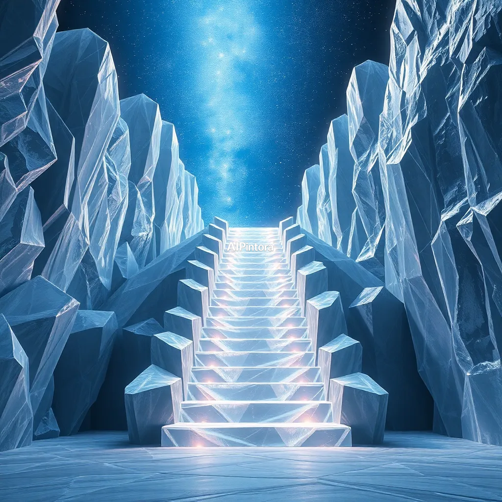 masterpiece surreal concept artwork of giant crystal staircase leading into the stars,
    eye catching visual idea, creative object fusion, impossible design concept,
    cinematic storytelling, strong focal subject, beautiful environment,
    dramatic lighting, rich atmosphere, premium digital painting,
    viral social media artwork, highly clickable composition, masterpiece, best quality, ultra detailed, sharp focus, cinematic lighting, volumetric lighting, depth of field, global illumination, professional color grading, hyper detailed textures, clean composition, premium visual quality, award winning artwork, 8k