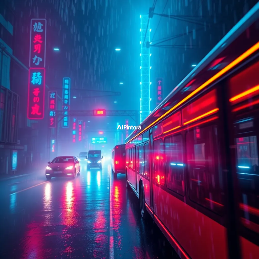 cinematic ultra detailed wallpaper of rainy neon wallpaper featuring futuristic transportation systems,
    immersive environment, epic wide composition, strong depth, atmospheric perspective,
    dramatic cinematic lighting, volumetric fog, particles, realistic shadows,
    vibrant professional color grading, beautiful background scene,
    desktop and mobile wallpaper quality, wallpaper engine style,
    no text, no watermark, no logo, masterpiece, best quality, ultra detailed, sharp focus, cinematic lighting, volumetric lighting, depth of field, global illumination, professional color grading, hyper detailed textures, clean composition, premium visual quality, award winning artwork, 8k