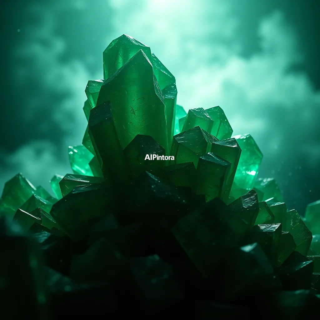 cinematic ultra detailed wallpaper of luxury dark green wallpaper inspired by emerald crystals,
    immersive environment, epic wide composition, strong depth, atmospheric perspective,
    dramatic cinematic lighting, volumetric fog, particles, realistic shadows,
    vibrant professional color grading, beautiful background scene,
    desktop and mobile wallpaper quality, wallpaper engine style,
    no text, no watermark, no logo, masterpiece, best quality, ultra detailed, sharp focus, cinematic lighting, volumetric lighting, depth of field, global illumination, professional color grading, hyper detailed textures, clean composition, premium visual quality, award winning artwork, 8k
