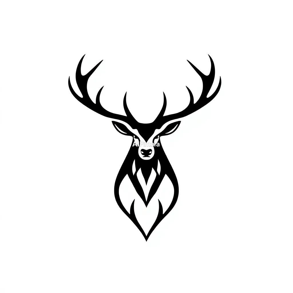 professional modern vector logo design for negative space deer logo for premium outdoor lifestyle brand,
    clean brand mark, memorable icon system, negative space concept,
    perfect symmetry, balanced spacing, luxury visual identity,
    dribbble featured logo quality, behance featured branding style,
    flat vector artwork, crisp edges, commercial ready logo,
    centered composition on clean white background,
    no mockup, no 3D render, no realistic photo, no background scene,
    no shadows, no texture, no extra objects, logo only, masterpiece, best quality, ultra detailed, sharp focus, cinematic lighting, volumetric lighting, depth of field, global illumination, professional color grading, hyper detailed textures, clean composition, premium visual quality, award winning artwork, 8k