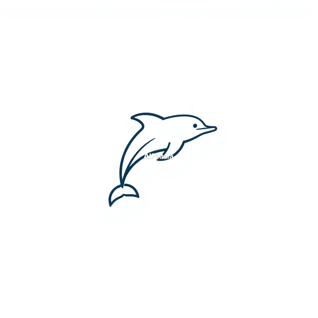 professional modern vector logo design for minimal dolphin logo for marine tourism company,
    clean brand mark, memorable icon system, negative space concept,
    perfect symmetry, balanced spacing, luxury visual identity,
    dribbble featured logo quality, behance featured branding style,
    flat vector artwork, crisp edges, commercial ready logo,
    centered composition on clean white background,
    no mockup, no 3D render, no realistic photo, no background scene,
    no shadows, no texture, no extra objects, logo only, masterpiece, best quality, ultra detailed, sharp focus, cinematic lighting, volumetric lighting, depth of field, global illumination, professional color grading, hyper detailed textures, clean composition, premium visual quality, award winning artwork, 8k