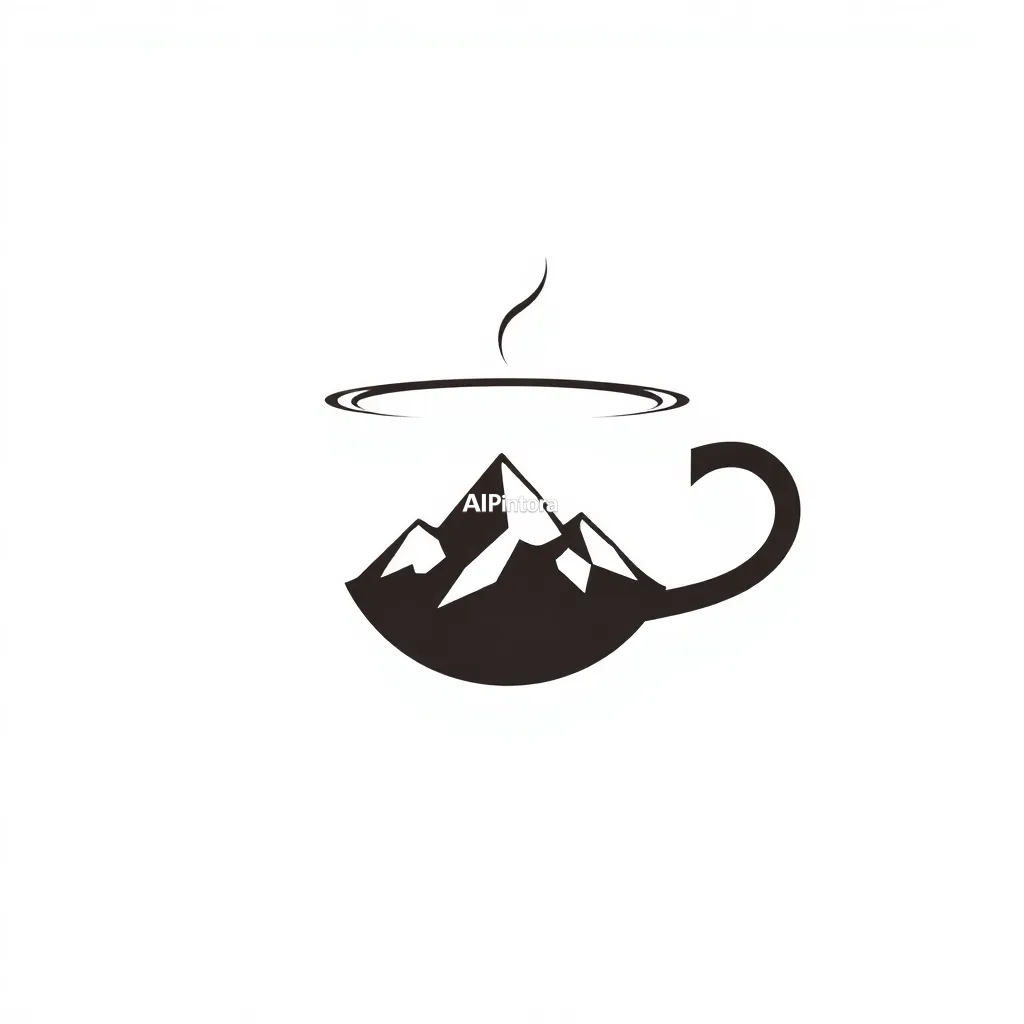 professional modern vector logo design for minimal coffee cup logo with hidden mountain silhouette,
    clean brand mark, memorable icon system, negative space concept,
    perfect symmetry, balanced spacing, luxury visual identity,
    dribbble featured logo quality, behance featured branding style,
    flat vector artwork, crisp edges, commercial ready logo,
    centered composition on clean white background,
    no mockup, no 3D render, no realistic photo, no background scene,
    no shadows, no texture, no extra objects, logo only, masterpiece, best quality, ultra detailed, sharp focus, cinematic lighting, volumetric lighting, depth of field, global illumination, professional color grading, hyper detailed textures, clean composition, premium visual quality, award winning artwork, 8k