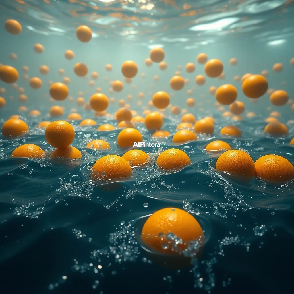 cinematic ultra detailed wallpaper of an ocean filled with floating crystal oranges and lemons,
    immersive environment, epic wide composition, strong depth, atmospheric perspective,
    dramatic cinematic lighting, volumetric fog, particles, realistic shadows,
    vibrant professional color grading, beautiful background scene,
    desktop and mobile wallpaper quality, wallpaper engine style,
    no text, no watermark, no logo, masterpiece, best quality, ultra detailed, sharp focus, cinematic lighting, volumetric lighting, depth of field, global illumination, professional color grading, hyper detailed textures, clean composition, premium visual quality, award winning artwork, 8k