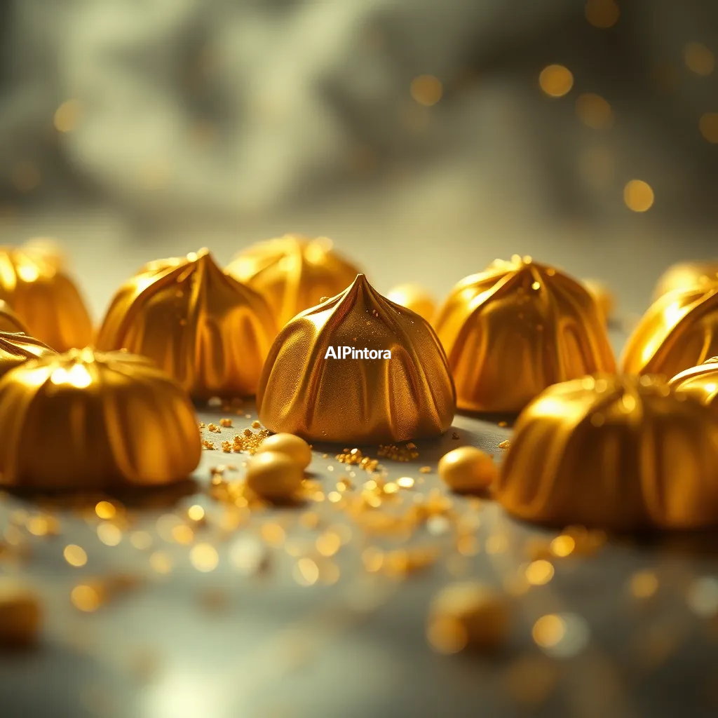 cinematic ultra detailed wallpaper of luxury dessert wallpaper inspired by gold wrapped chocolates,
    immersive environment, epic wide composition, strong depth, atmospheric perspective,
    dramatic cinematic lighting, volumetric fog, particles, realistic shadows,
    vibrant professional color grading, beautiful background scene,
    desktop and mobile wallpaper quality, wallpaper engine style,
    no text, no watermark, no logo, masterpiece, best quality, ultra detailed, sharp focus, cinematic lighting, volumetric lighting, depth of field, global illumination, professional color grading, hyper detailed textures, clean composition, premium visual quality, award winning artwork, 8k