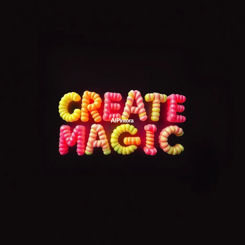 premium printable t-shirt graphic design featuring CREATE MAGIC typography formed from colorful candy ribbons,
    isolated centered artwork, strong silhouette, bold readable composition,
    streetwear apparel graphic, merch by amazon style, commercial print ready,
    high contrast illustration, clean edges, limited background,
    easy background removal, poster quality apparel artwork,
    no model, no person wearing shirt, no t-shirt mockup, no product photo,
    no room background, no messy background, no random extra objects,
    no shadows on background, masterpiece, best quality, ultra detailed, sharp focus, cinematic lighting, volumetric lighting, depth of field, global illumination, professional color grading, hyper detailed textures, clean composition, premium visual quality, award winning artwork, 8k