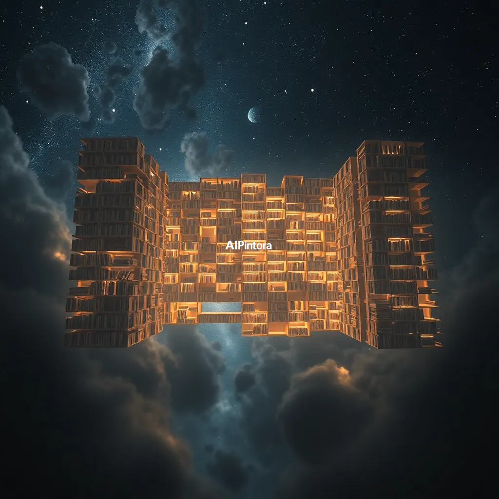 masterpiece surreal concept artwork of an endless library floating across the night sky,
    eye catching visual idea, creative object fusion, impossible design concept,
    cinematic storytelling, strong focal subject, beautiful environment,
    dramatic lighting, rich atmosphere, premium digital painting,
    viral social media artwork, highly clickable composition, masterpiece, best quality, ultra detailed, sharp focus, cinematic lighting, volumetric lighting, depth of field, global illumination, professional color grading, hyper detailed textures, clean composition, premium visual quality, award winning artwork, 8k