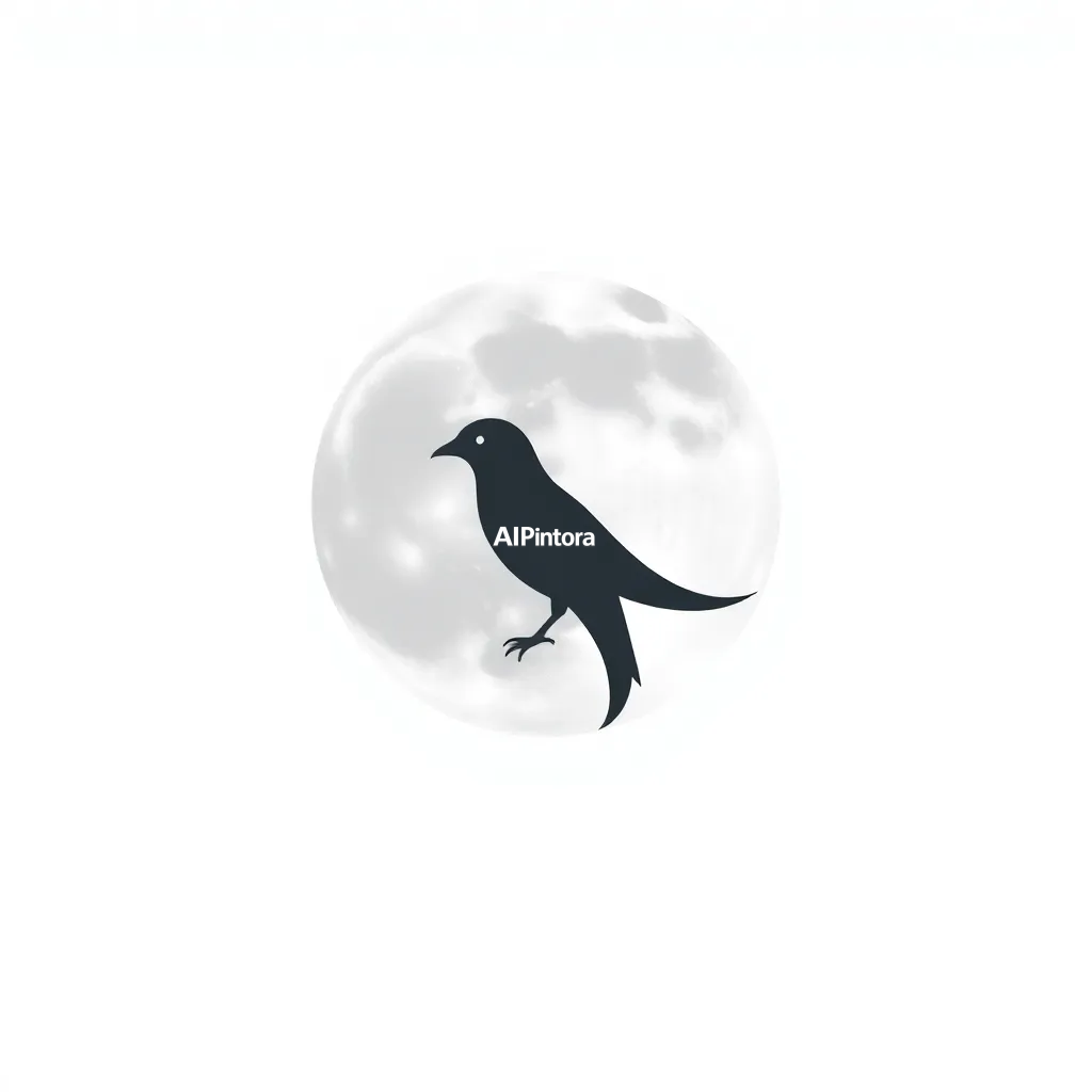professional modern vector logo design for minimal moon logo with hidden bird silhouette,
    clean brand mark, memorable icon system, negative space concept,
    perfect symmetry, balanced spacing, luxury visual identity,
    dribbble featured logo quality, behance featured branding style,
    flat vector artwork, crisp edges, commercial ready logo,
    centered composition on clean white background,
    no mockup, no 3D render, no realistic photo, no background scene,
    no shadows, no texture, no extra objects, logo only, masterpiece, best quality, ultra detailed, sharp focus, cinematic lighting, volumetric lighting, depth of field, global illumination, professional color grading, hyper detailed textures, clean composition, premium visual quality, award winning artwork, 8k