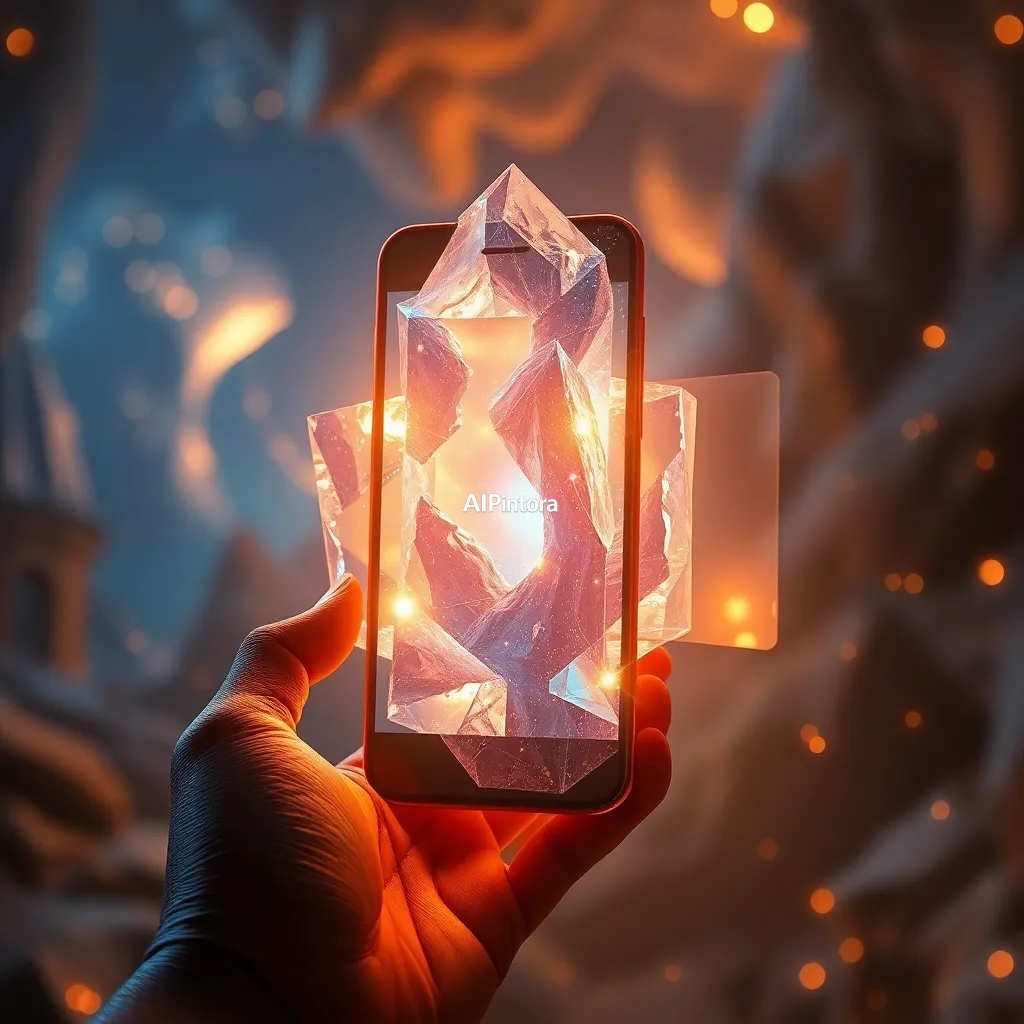 masterpiece surreal concept artwork of a crystal smartphone opening portals to different dimensions,
    eye catching visual idea, creative object fusion, impossible design concept,
    cinematic storytelling, strong focal subject, beautiful environment,
    dramatic lighting, rich atmosphere, premium digital painting,
    viral social media artwork, highly clickable composition, masterpiece, best quality, ultra detailed, sharp focus, cinematic lighting, volumetric lighting, depth of field, global illumination, professional color grading, hyper detailed textures, clean composition, premium visual quality, award winning artwork, 8k