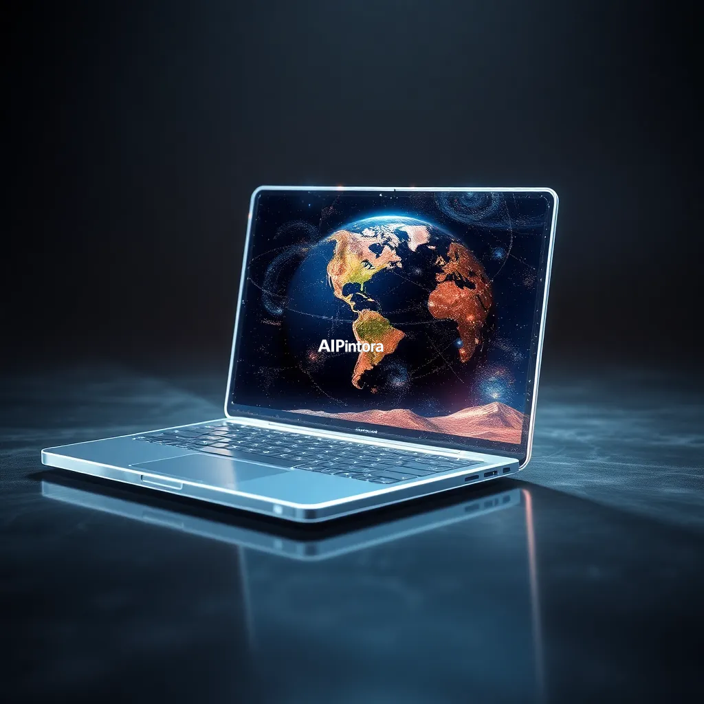 masterpiece surreal concept artwork of a transparent laptop displaying an entire virtual universe,
    eye catching visual idea, creative object fusion, impossible design concept,
    cinematic storytelling, strong focal subject, beautiful environment,
    dramatic lighting, rich atmosphere, premium digital painting,
    viral social media artwork, highly clickable composition, masterpiece, best quality, ultra detailed, sharp focus, cinematic lighting, volumetric lighting, depth of field, global illumination, professional color grading, hyper detailed textures, clean composition, premium visual quality, award winning artwork, 8k