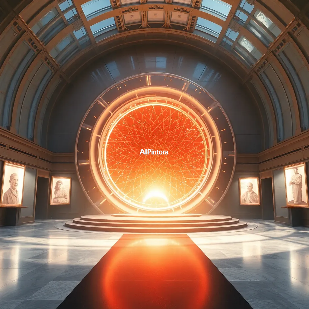 masterpiece surreal concept artwork of a quantum portal opening inside a futuristic museum,
    eye catching visual idea, creative object fusion, impossible design concept,
    cinematic storytelling, strong focal subject, beautiful environment,
    dramatic lighting, rich atmosphere, premium digital painting,
    viral social media artwork, highly clickable composition, masterpiece, best quality, ultra detailed, sharp focus, cinematic lighting, volumetric lighting, depth of field, global illumination, professional color grading, hyper detailed textures, clean composition, premium visual quality, award winning artwork, 8k