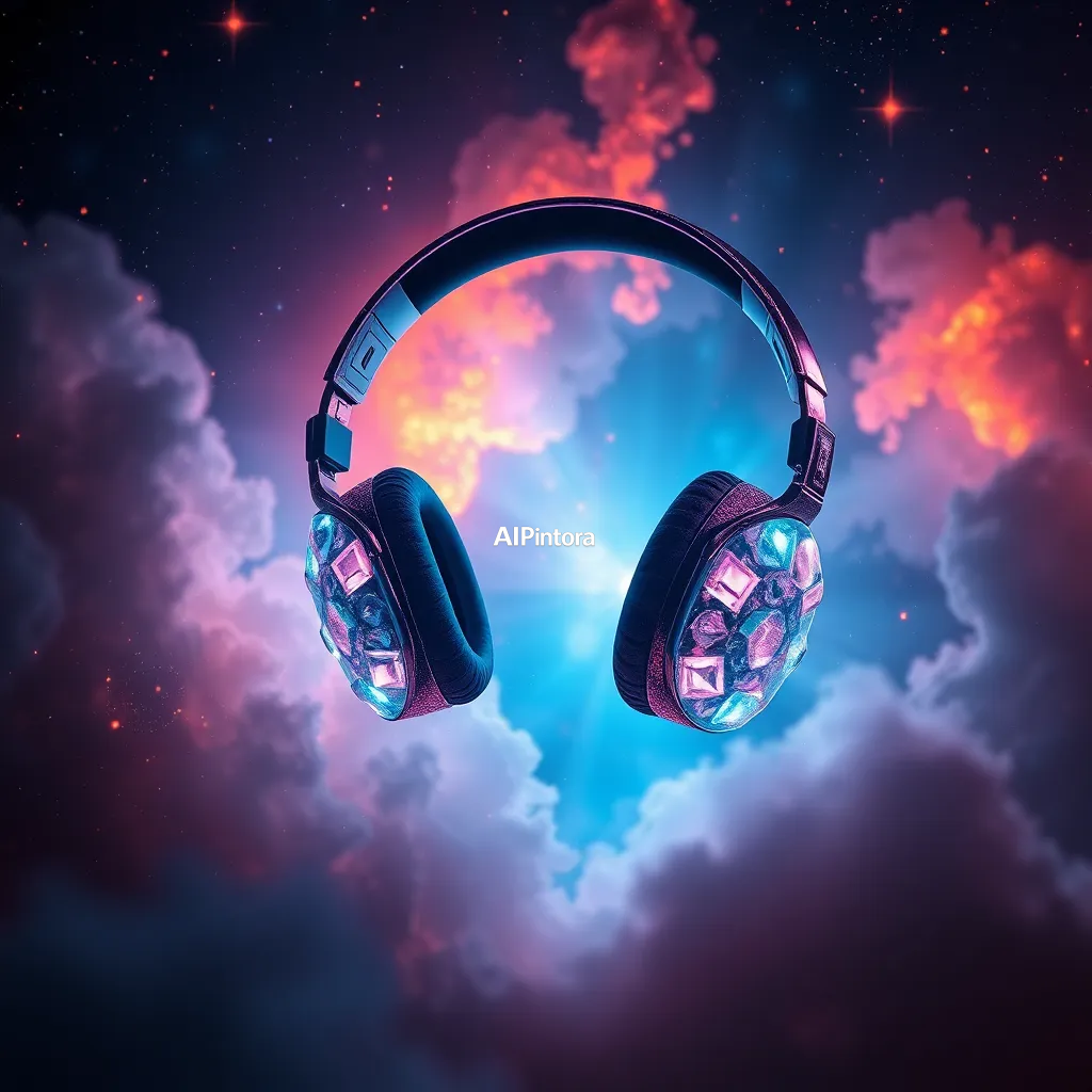 cinematic ultra detailed wallpaper of luxury crystal headphones inspired by galaxy formations,
    immersive environment, epic wide composition, strong depth, atmospheric perspective,
    dramatic cinematic lighting, volumetric fog, particles, realistic shadows,
    vibrant professional color grading, beautiful background scene,
    desktop and mobile wallpaper quality, wallpaper engine style,
    no text, no watermark, no logo, masterpiece, best quality, ultra detailed, sharp focus, cinematic lighting, volumetric lighting, depth of field, global illumination, professional color grading, hyper detailed textures, clean composition, premium visual quality, award winning artwork, 8k