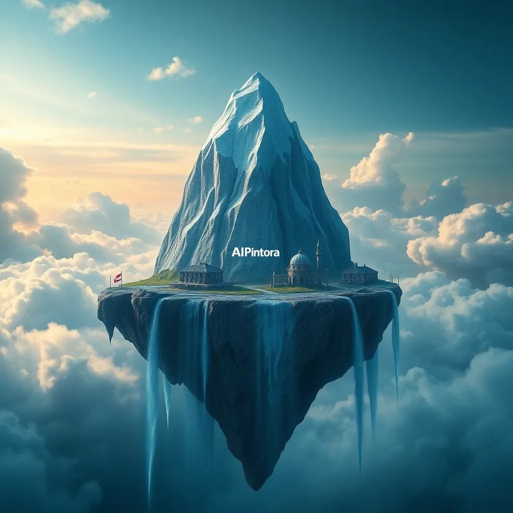 cinematic ultra detailed wallpaper of a floating kingdom suspended beneath a giant iceberg in the sky, waterfalls flowing upward into clouds, cinematic fantasy environment, ultra detailed landscape,
    immersive environment, epic wide composition, strong depth, atmospheric perspective,
    dramatic cinematic lighting, volumetric fog, particles, realistic shadows,
    vibrant professional color grading, beautiful background scene,
    desktop and mobile wallpaper quality, wallpaper engine style,
    no text, no watermark, no logo, masterpiece, best quality, ultra detailed, sharp focus, cinematic lighting, volumetric lighting, depth of field, global illumination, professional color grading, hyper detailed textures, clean composition, premium visual quality, award winning artwork, 8k