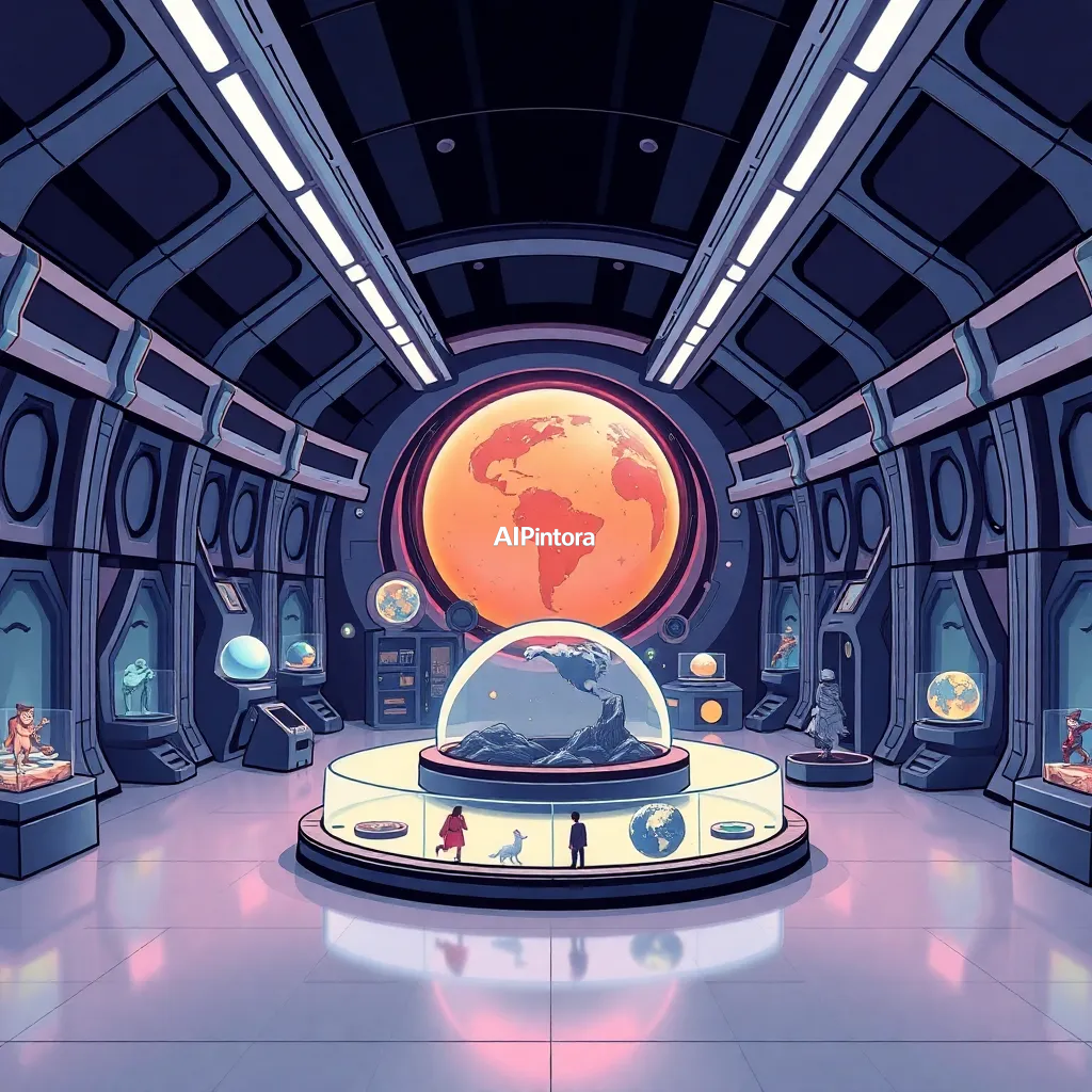 premium die-cut vinyl sticker illustration of a futuristic museum displaying miniature planets as living exhibits, glowing architecture, cinematic science fiction artwork,
    centered isolated artwork, thick bold white outline, glossy sticker finish,
    clean vector cartoon style, cute collectible design, etsy bestseller sticker style,
    vibrant colors, simple readable silhouette, smooth shapes,
    printable sticker pack quality, plain clean background,
    no mockup, no product photo, no background scene, no complex environment, masterpiece, best quality, ultra detailed, sharp focus, cinematic lighting, volumetric lighting, depth of field, global illumination, professional color grading, hyper detailed textures, clean composition, premium visual quality, award winning artwork, 8k