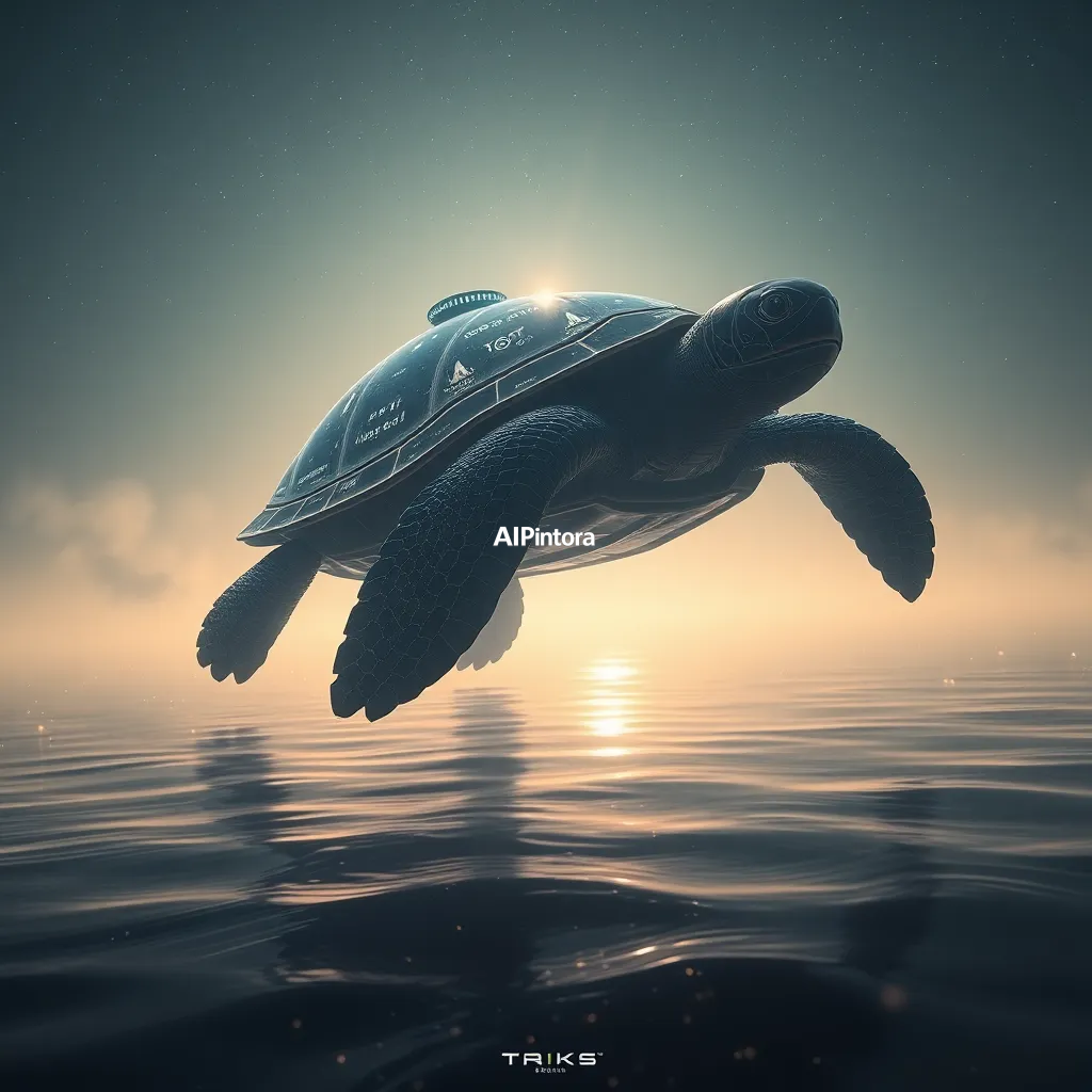 cinematic ultra detailed wallpaper of a giant transparent turtle carrying an advanced floating civilization across a cosmic ocean, stars reflected in the water, surreal sci fi artwork,
    immersive environment, epic wide composition, strong depth, atmospheric perspective,
    dramatic cinematic lighting, volumetric fog, particles, realistic shadows,
    vibrant professional color grading, beautiful background scene,
    desktop and mobile wallpaper quality, wallpaper engine style,
    no text, no watermark, no logo, masterpiece, best quality, ultra detailed, sharp focus, cinematic lighting, volumetric lighting, depth of field, global illumination, professional color grading, hyper detailed textures, clean composition, premium visual quality, award winning artwork, 8k
