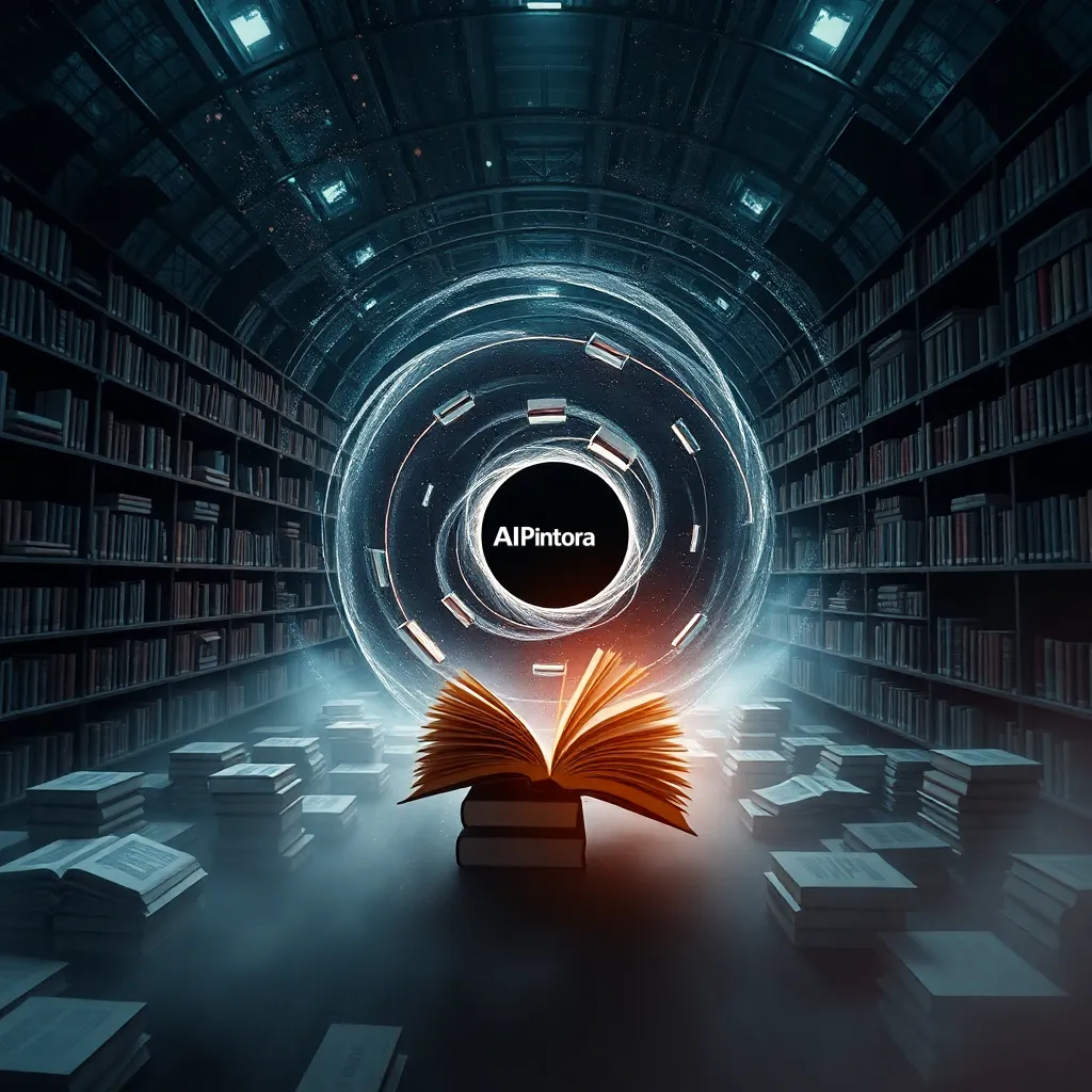 cinematic ultra detailed wallpaper of a cosmic library where books orbit around a black hole, knowledge theme, cinematic space artwork,
    immersive environment, epic wide composition, strong depth, atmospheric perspective,
    dramatic cinematic lighting, volumetric fog, particles, realistic shadows,
    vibrant professional color grading, beautiful background scene,
    desktop and mobile wallpaper quality, wallpaper engine style,
    no text, no watermark, no logo, masterpiece, best quality, ultra detailed, sharp focus, cinematic lighting, volumetric lighting, depth of field, global illumination, professional color grading, hyper detailed textures, clean composition, premium visual quality, award winning artwork, 8k