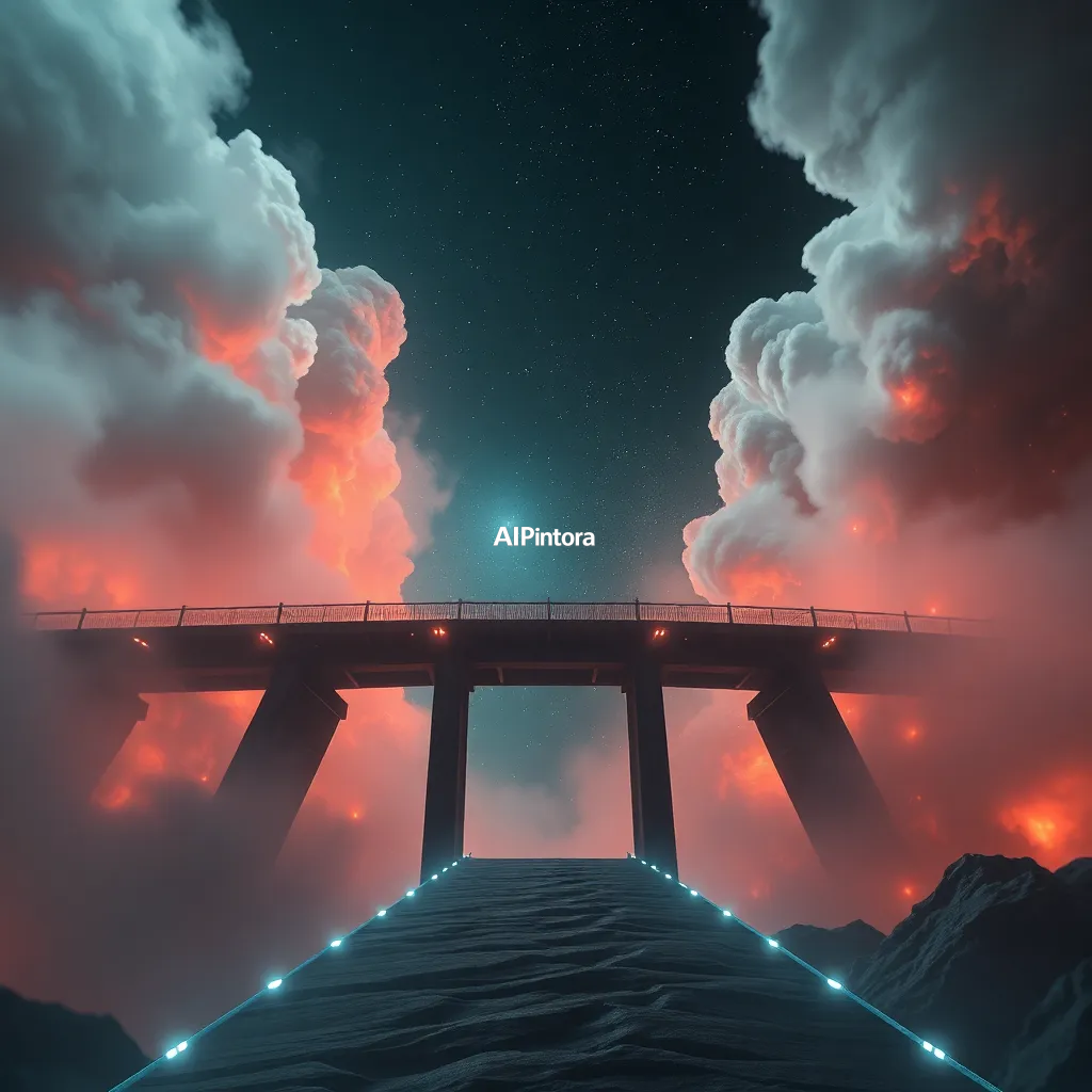 cinematic ultra detailed wallpaper of a cosmic knowledge bridge concept #7, ultra detailed cinematic composition, unique visual storytelling, premium concept art, dramatic lighting, masterpiece quality,
    immersive environment, epic wide composition, strong depth, atmospheric perspective,
    dramatic cinematic lighting, volumetric fog, particles, realistic shadows,
    vibrant professional color grading, beautiful background scene,
    desktop and mobile wallpaper quality, wallpaper engine style,
    no text, no watermark, no logo, masterpiece, best quality, ultra detailed, sharp focus, cinematic lighting, volumetric lighting, depth of field, global illumination, professional color grading, hyper detailed textures, clean composition, premium visual quality, award winning artwork, 8k