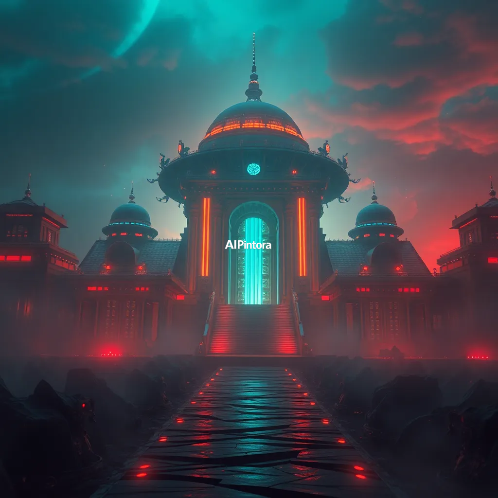 cinematic ultra detailed wallpaper of a futuristic innovation temple concept #13, ultra detailed cinematic composition, unique visual storytelling, premium concept art, dramatic lighting, masterpiece quality,
    immersive environment, epic wide composition, strong depth, atmospheric perspective,
    dramatic cinematic lighting, volumetric fog, particles, realistic shadows,
    vibrant professional color grading, beautiful background scene,
    desktop and mobile wallpaper quality, wallpaper engine style,
    no text, no watermark, no logo, masterpiece, best quality, ultra detailed, sharp focus, cinematic lighting, volumetric lighting, depth of field, global illumination, professional color grading, hyper detailed textures, clean composition, premium visual quality, award winning artwork, 8k