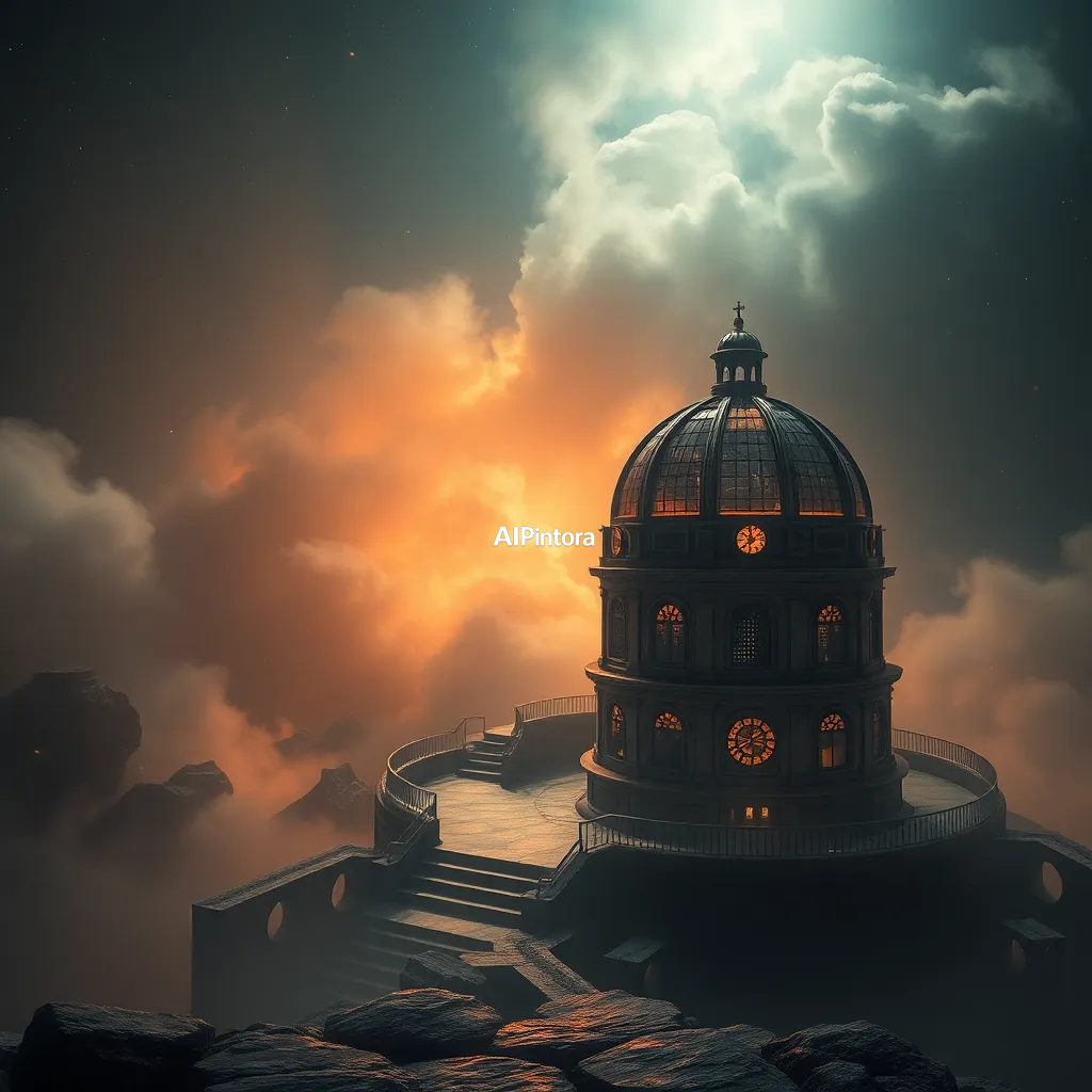 cinematic ultra detailed wallpaper of a surreal visualization of time observatory concept #31, ultra detailed cinematic composition, unique visual storytelling, premium concept art, dramatic lighting, masterpiece quality,
    immersive environment, epic wide composition, strong depth, atmospheric perspective,
    dramatic cinematic lighting, volumetric fog, particles, realistic shadows,
    vibrant professional color grading, beautiful background scene,
    desktop and mobile wallpaper quality, wallpaper engine style,
    no text, no watermark, no logo, masterpiece, best quality, ultra detailed, sharp focus, cinematic lighting, volumetric lighting, depth of field, global illumination, professional color grading, hyper detailed textures, clean composition, premium visual quality, award winning artwork, 8k