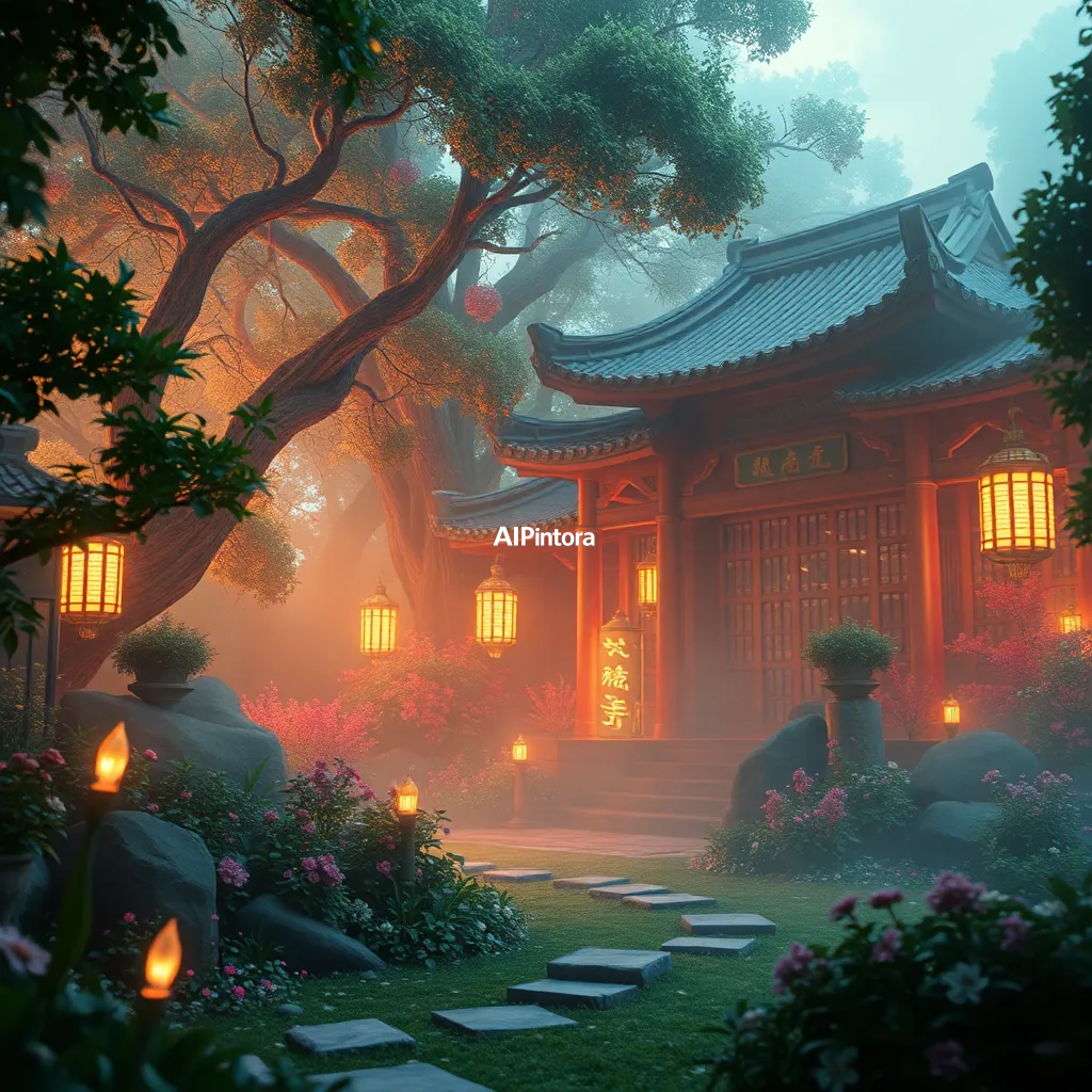 cinematic ultra detailed wallpaper of a fantastical wisdom garden concept #104, ultra detailed cinematic composition, unique visual storytelling, premium concept art, dramatic lighting, masterpiece quality,
    immersive environment, epic wide composition, strong depth, atmospheric perspective,
    dramatic cinematic lighting, volumetric fog, particles, realistic shadows,
    vibrant professional color grading, beautiful background scene,
    desktop and mobile wallpaper quality, wallpaper engine style,
    no text, no watermark, no logo, masterpiece, best quality, ultra detailed, sharp focus, cinematic lighting, volumetric lighting, depth of field, global illumination, professional color grading, hyper detailed textures, clean composition, premium visual quality, award winning artwork, 8k