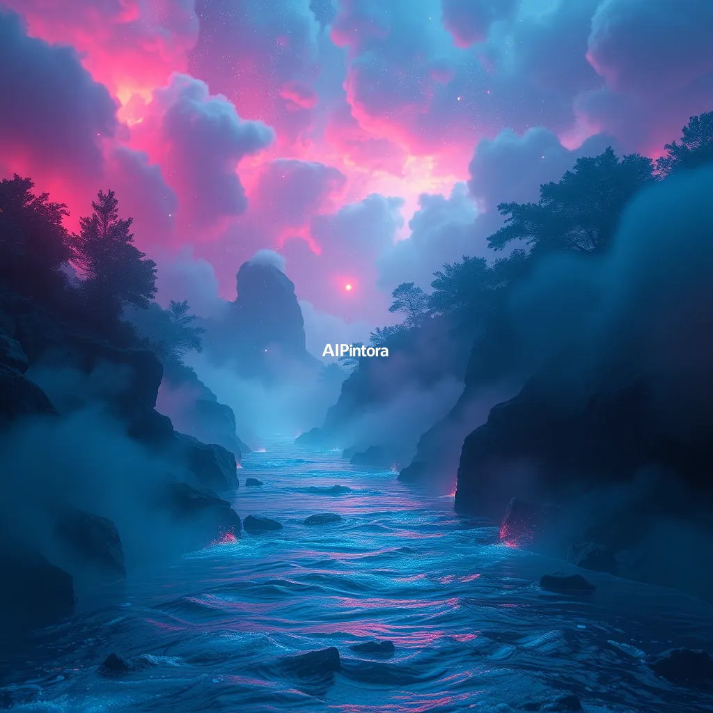 cinematic ultra detailed wallpaper of a dreamlike imagination river concept #105, ultra detailed cinematic composition, unique visual storytelling, premium concept art, dramatic lighting, masterpiece quality,
    immersive environment, epic wide composition, strong depth, atmospheric perspective,
    dramatic cinematic lighting, volumetric fog, particles, realistic shadows,
    vibrant professional color grading, beautiful background scene,
    desktop and mobile wallpaper quality, wallpaper engine style,
    no text, no watermark, no logo, masterpiece, best quality, ultra detailed, sharp focus, cinematic lighting, volumetric lighting, depth of field, global illumination, professional color grading, hyper detailed textures, clean composition, premium visual quality, award winning artwork, 8k